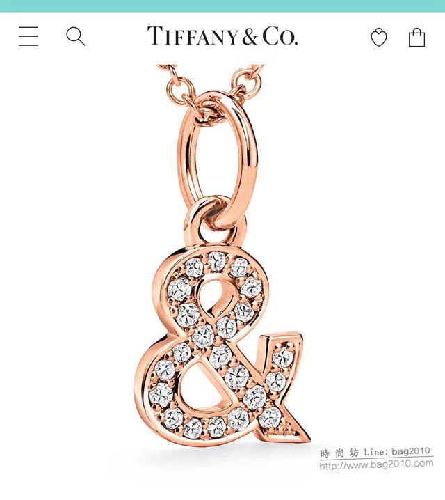 Tiffany純銀飾品 蒂芙尼女士專櫃爆款符號項鏈 Tiffany純銀鎖骨鏈  zgt1781